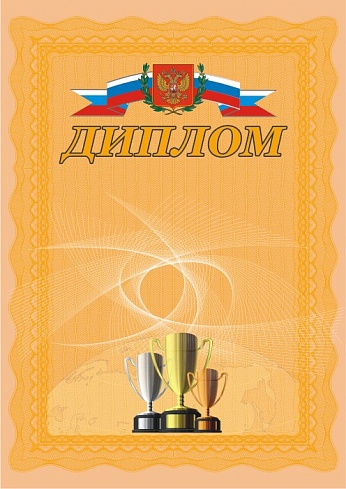 Диплом. А4 (с бронзовым теснением) + CD шаблон