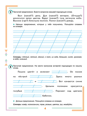 Учусь писать изложения и сочинения. 2 класс. Тренажёр для школьников 